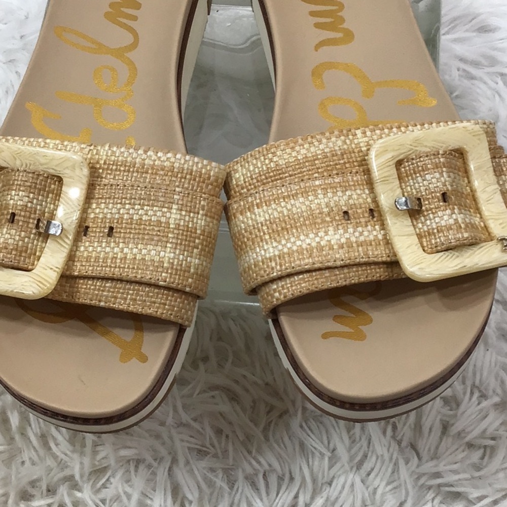 Sam Edelman Women's Ariane Buckle Detail Sandals, 8.5 - Picture 5 of 11